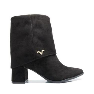 Imagem de Bota Via Marte Preta Salto Bloco-Feminino