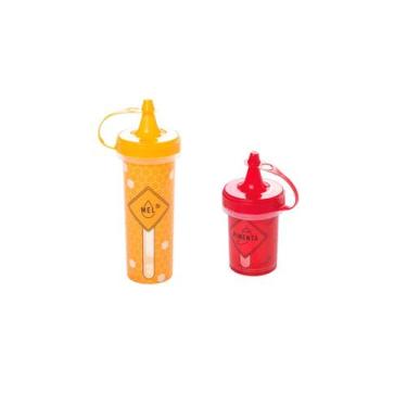 Imagem de Bisnaga Mel Pimenta Mini Bico Dosador Plastico Molhos 250ml - Genérico