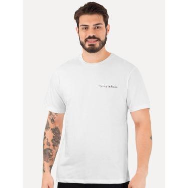 Imagem de Camiseta Tommy Jeans Masculina Classic Linear Chest Branca-Masculino