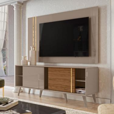 Imagem de Rack com Painel para TV até 60 Polegadas 2 Portas Cronos Madetec