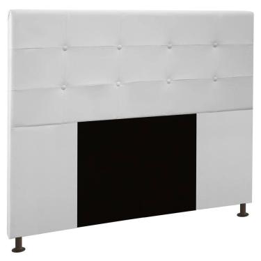 Imagem de Cabeceira Cama Box Casal Queen 160cm Safira Sintético I02 Branco - Mpozenato