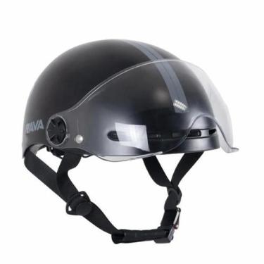 Imagem de Capacete coquinho ebike com viseira Rava -, G