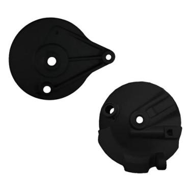 Imagem de Par Espelhos Preto Dianteiro Traseiro Biz 125 110i 06 Diante - Fabreck