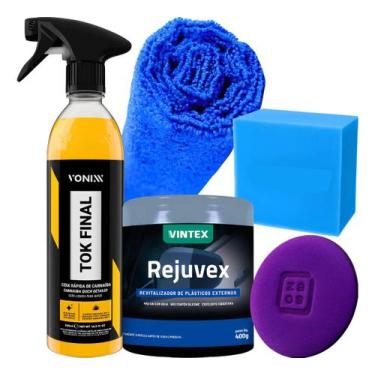 Imagem de Cera Rápida Tok Final Revitalizador Plástico Rejuvex Vonixx