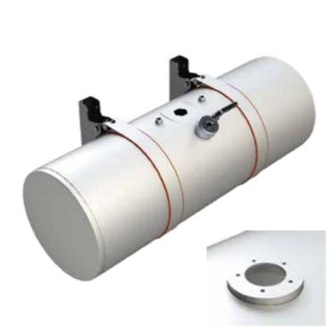 Imagem de Tanque Combustível Inox 190 L 450x 1280mm Lateral Completo - Amil Comp