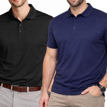 Imagem de Kit 2 Camisas Polo  Poliamida Premium-Masculino