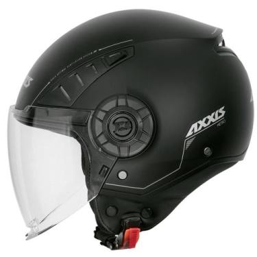 Imagem de Capacete Masculino Feminino Axxis Aberto Metro Preto Moto, Preto, 61