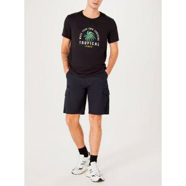 Imagem de Bermuda Sarja Hering HB00 Masculina Cargo Algodão T. 38/52, 42, Gam, P
