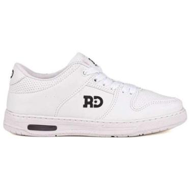 Imagem de Tênis Redikal Skate Nobuck - Masculino, Branco, 40
