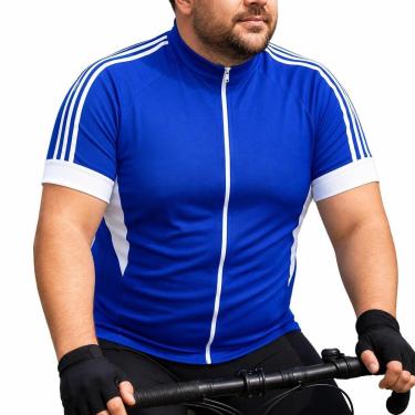 Imagem de Camisa de Ciclismo Mtb Masculina Bike Plus Size G1 G2 G3 com Proteção UV30+-Masculino