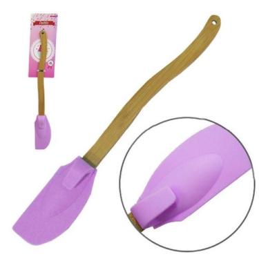 Imagem de Espátula Pão Duro de Silicone com Gancho Descanso 28,5 x 4 cm Linha Co