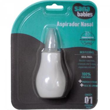 Imagem de Aspirador Sana Babies Flexível Infantil para Limpeza Nasal