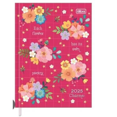 Imagem de agenda charme tilibra 2025, poetry