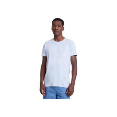 Imagem de Camiseta Aramis Estonada Lettering Azul Claro, G