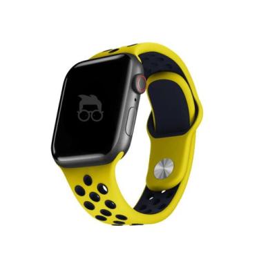Imagem de  NERDCASE, Pulseira NK Furadinha, Silicone, Compatível com Apple Watch