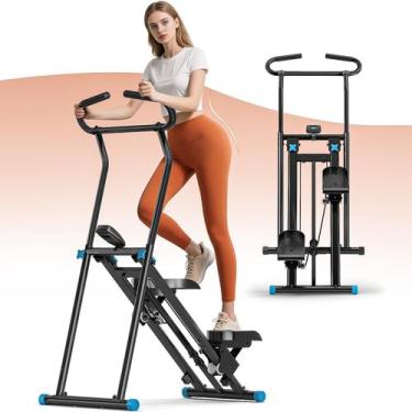 Imagem de Escada de Exercício FitNexus com capacidade de 160 kg e visor LCD