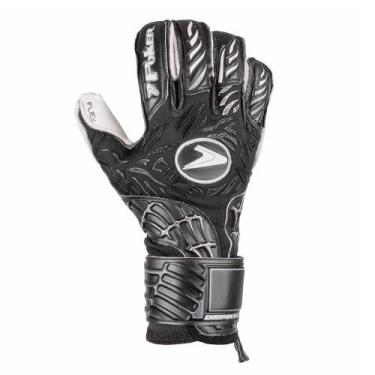 Imagem de Luva de Goleiro Poker Champion 8 Extended Profissional Preta, Preto, 9