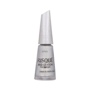 Imagem de Esmalte Metálico Risqué Bridgerton Dama de Prata 8ml