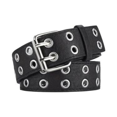 Imagem de Cinto Estilo Punk Hip Hop Rock Para Mulheres, Cinto Y2K Com Duplo Furo