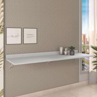 Imagem de Tampo para Balcão 180cm Berlim Branco/BP - Caemmun