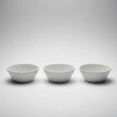 Imagem de Jogo De 3 Petisqueiras Redondas Em Porcelana - NoBrand
