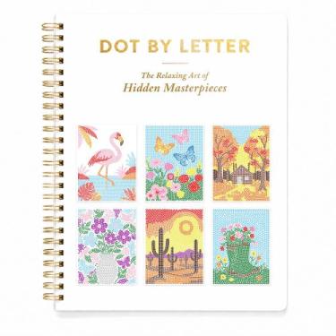 Imagem de Livro de Colorir HAPPY RESIN Pontos por Letra 40 Padrões Únicos