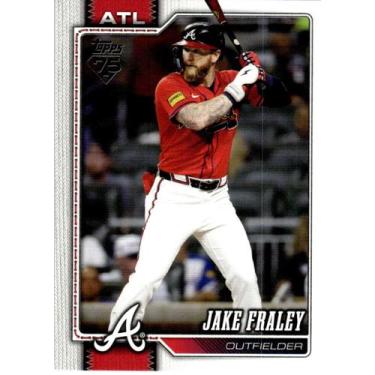 Imagem de Cromo de beisebol 2026 Topps 323 Jake Fraley Braves - Marca Própria