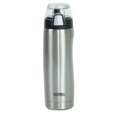 Imagem de Squeeze Térmica com Tampa Thermos Havaí Prata 530ml 16h Frio