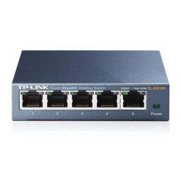 Imagem de Switch Tp-link Tl-sg105 5 Portas Gigabit 10/100/1000 Mbps