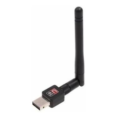 Imagem de Adaptador WiFi USB Wireless Antena Externa 1200mbps WLAN Not - Congrat