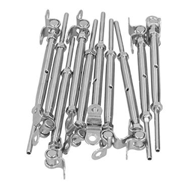 Imagem de Kit de ferragens para corrimão de cabo de aço inoxidável, Kit de corrimão de cabo de ângulo ajustável Alta resistência à tração para corrimãos de convés para corrimãos de escada(1/8)