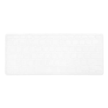 Imagem de Capa de teclado TPU Película protetora de teclado à prova de poeira compatível com Apple MacBook Air A1466 / A1369 de 13,3 polegadas transparente