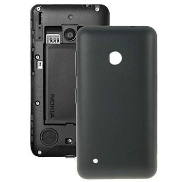 Imagem de LIYONG Peças sobressalentes de substituição de plástico de cor sólida para Nokia Lumia 530/Rock/M-1018/RM-1020 (Cor preta)