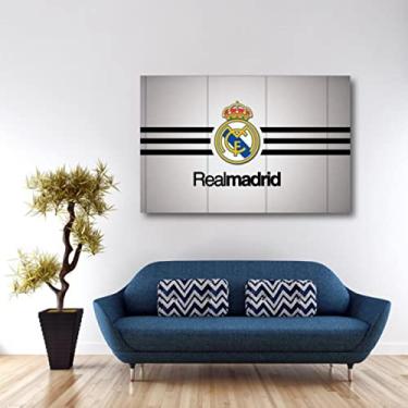 Imagem de Quadro decorativo Real Madrid C F Tela em Tecido 1