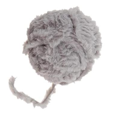 Imagem de Newmind Fio de pele sintética macio para cílios e tricô – Cinza