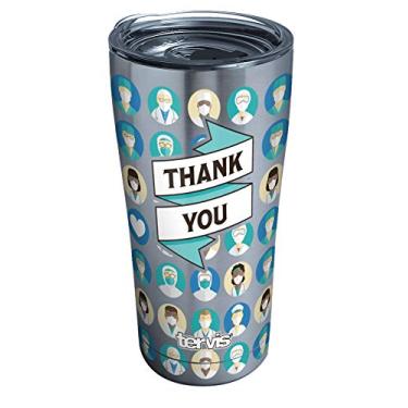 Imagem de Tervis 1366015 Copo isolado Healthcare Salute, 590 ml, aço inoxidável