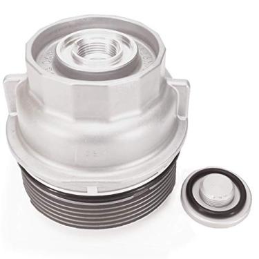 Imagem de Substituição da tampa do filtro de óleo 15620-31060, 1562031060, 15643-31050 para Toyota Camry Tacoma Tundra Venza 4Runner Avalon Fj Cruiser Highlander RAV4 Sienna & Lexus ES300h ES350 LS460 RX30 RX30 RX30 RX30 RX30 RX30 350