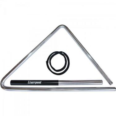 Imagem de Triângulo de Aço 43Cm para Forró Tf 537 Cromado Liverpool