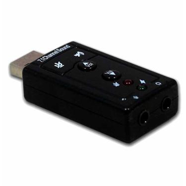 Imagem de Adaptador USB som 7.1 virtual 2 saidas / un / hard line