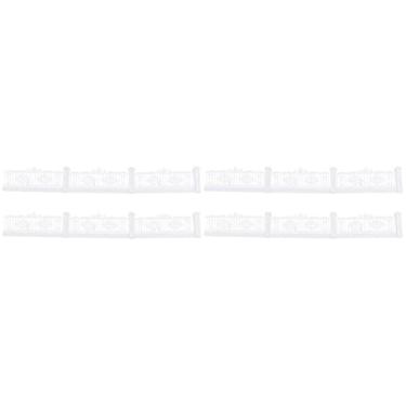 Imagem de Angoily 2pcs Bonsai M Ornaments for Accessories Mr Table Decorative Miniature Terrarium Plastic Building Courtyard Ornament Materials Fairy Picket DIY Dollhouse : / Model White Garden