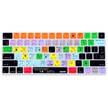Imagem de XSKN Capa para teclado Magic Keyboard Shortcut Ableton Live, capa de teclado durável Ableton Hotkeys de silicone para teclado Apple Magic (MLA22LL/A, MLA22B/A)