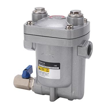 Imagem de Válvula de Drenagem Automática, Coletor de Drenagem Automática, Dreno de água, Liga de Alumínio, Aço Inoxidável (G1/2)