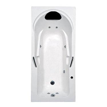 Imagem de Banheira Hidromassagem Astra Capri Luxo 170cmx80cmx43cm - 01 Jato Acrílico P1 Com Aquecedor 220v
