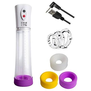 Imagem de Bomba Peniana Elétrica com 3 Anéis - PENIS PUMP ELETRIC HIGH VACUUM - Sex shop