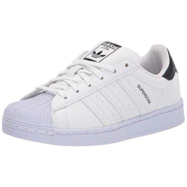 Imagem de adidas Originals Superstar Shoes Sneaker, White/Core White/Black, 11 US Unisex Little Kid
