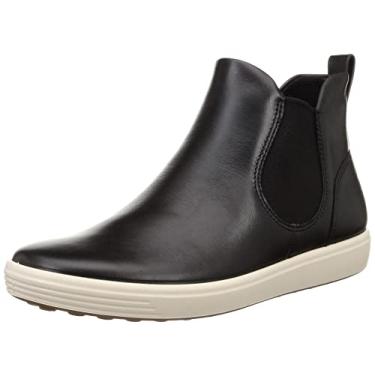 Imagem de ECCO Bota feminina Soft 7 Chelsea, Preto, 7-7.5