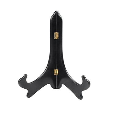 Imagem de Baoblaze Display Dobrável Ajustável de Madeira Cavalete licencia Tigela Pedestal de , 14 polegadas