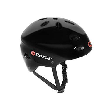 Imagem de Razor V17 Capacete infantil para bicicleta/scooter/skate, preto brilhante | 97780 (usado)