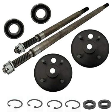 Imagem de East Lake Axle Kit de montagem de tambor de eixo traseiro e cubo de freio E-Z-GO Electric 1982+ / Gas 2 cycle 1982 1993