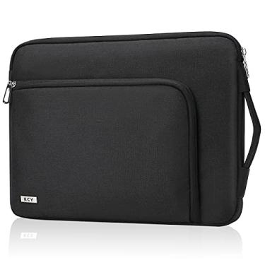 Imagem de KCY Capa para laptop 15 15,6 16 polegadas, capa fina para computador compatível com Macbook Air 15, MacBook Pro 15/16 M1 M2 2020-2023, laptop de superfície de 38 cm, notebook Dell XPS 15, 15-16 HP